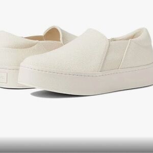 Vince Warren platform in white canvas.